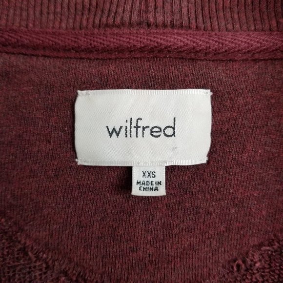 WILFRED Aritzia Red Diderot Cocoon Cardigan Sweater - Picture 10 of 12